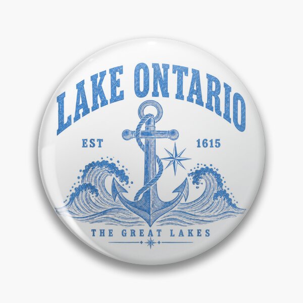 Item preview, Lake Ontario Vintage Nautical Anchor Great Lakes Design designed and sold by Abigaildixon92.
