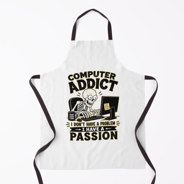 Item preview, Computer Addict - Funny Programmer Skeleton designed and sold by TontikDesign.