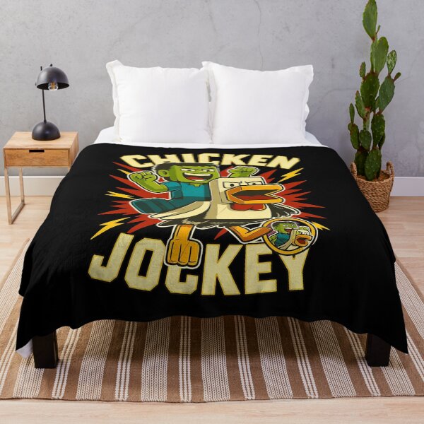 Item preview, Funny Chicken Jockey Retro Gaming designed and sold by KulakJamiel.