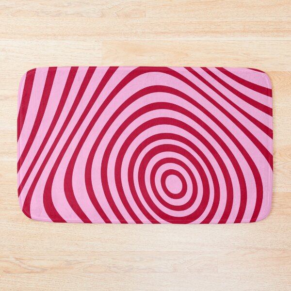 Item preview, Pink Retro Optical Illusion Pattern designed and sold by jianina-alondra.