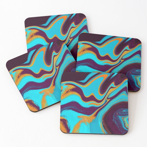 Item preview, Eleganza (Blue & Orange) (PRINTS ONLY) designed and sold by BarbieMakArts.