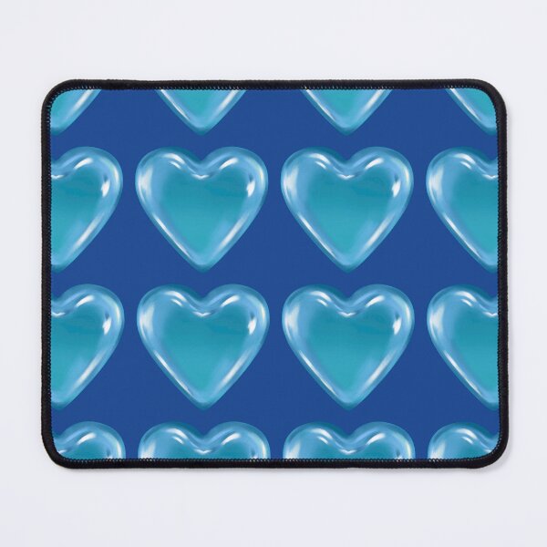 Item preview, Glossy Blue Heart Pattern Aesthetic designed and sold by jianina-alondra.