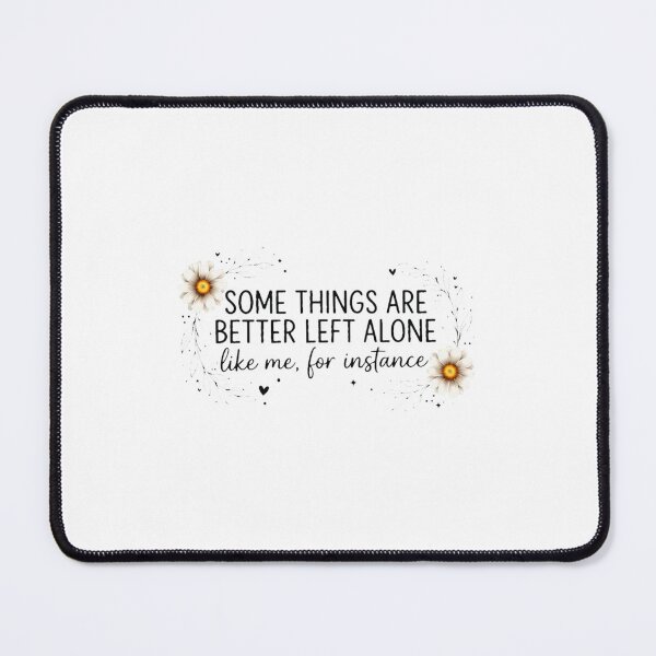 Item preview, Introvert Daisy Floral Quote designed and sold by SoldanSuni.