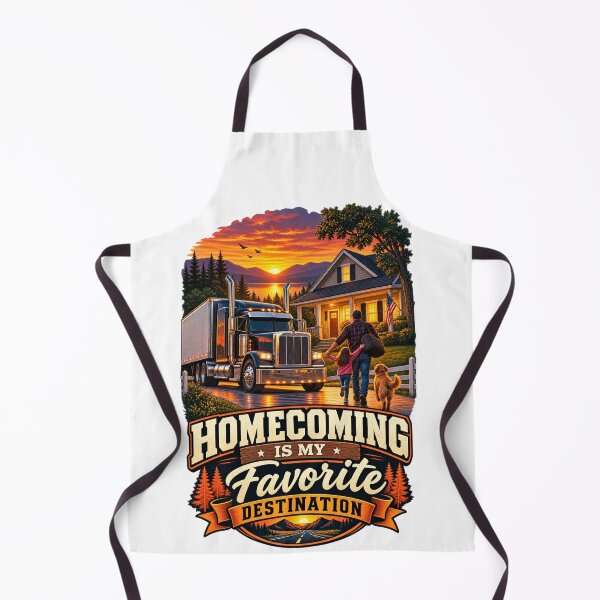 Item preview, Homecoming Is My Favorite Destination - Trucker Dad T-Shirt designed and sold by Haque Designs.
