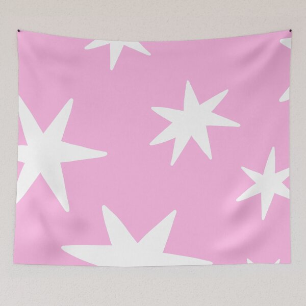 Item preview, Pink Retro Starburst Pattern designed and sold by jianina-alondra.