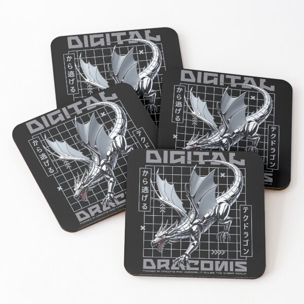 Item preview, Digital Draconis Cyberpunk Mecha Dragon Japanese Streetwear designed and sold by Hilal-Studio.