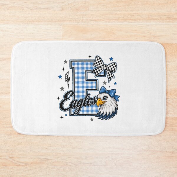 Item preview, Blue Gingham Sports Mascot  designed and sold by maiellaferencz.