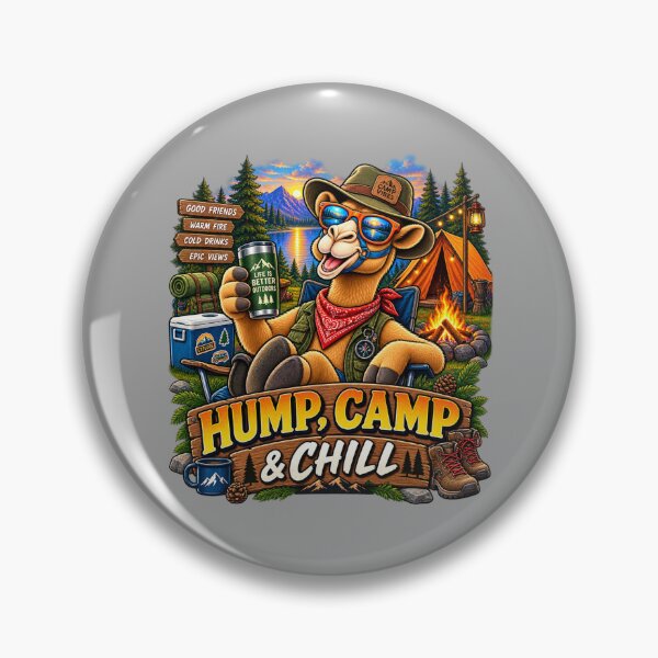 Item preview, Camping Camel – Funny Gift for Camel Lovers designed and sold by Camel & Quirk.
