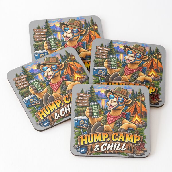 Item preview, Camping Camel – Funny Gift for Camel Lovers designed and sold by Camel & Quirk.
