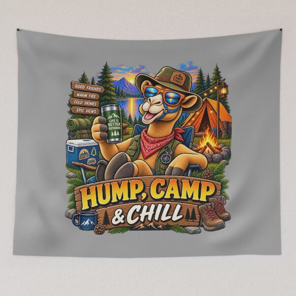 Item preview, Camping Camel – Funny Gift for Camel Lovers designed and sold by Camel & Quirk.