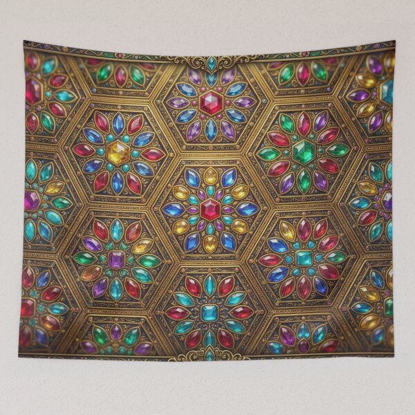 Item preview, Jewel mosaic in golden splendor designed and sold by Sigtrix.