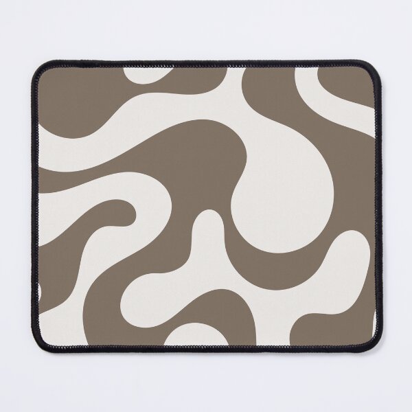Item preview, Neutral Brown Groovy Abstract Pattern designed and sold by jianina-alondra.