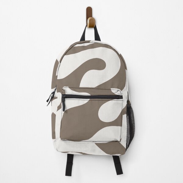 Item preview, Neutral Brown Groovy Abstract Pattern designed and sold by jianina-alondra.