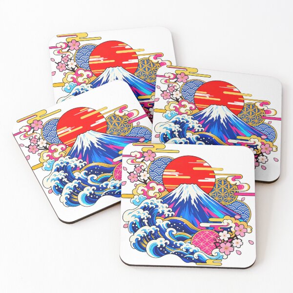Item preview, Retro Japan Mount Fuji Pop Art designed and sold by アミヤジャ.