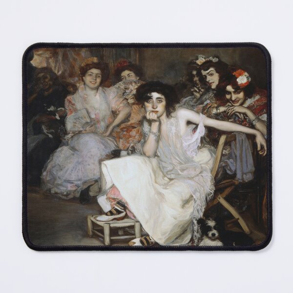 Item preview, The Slave, Group of Spanish Prostitutes, One of Them Has the Sad Look by Gonzalo Bilbao Martínez designed and sold by The Breathing Paint.