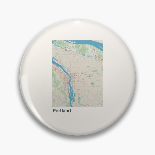 Item preview, Portland, Oregon Minimalistic Map Art designed and sold by MapsNerd.