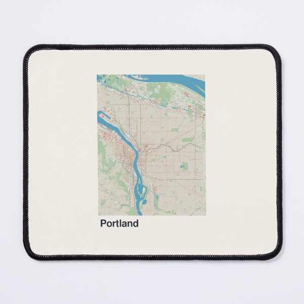 Item preview, Portland, Oregon Minimalistic Map Art designed and sold by MapsNerd.