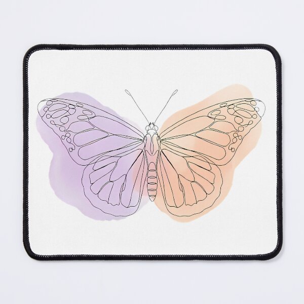 Item preview, Butterfly Line Art Pastel Boho Nature Lover Gift designed and sold by GTFullShop.