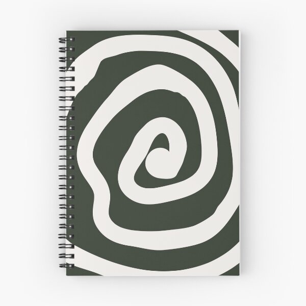 Item preview, Dark Green Retro Hypnotic Spiral designed and sold by jianina-alondra.