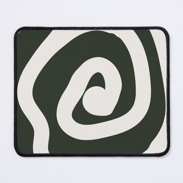 Item preview, Dark Green Retro Hypnotic Spiral designed and sold by jianina-alondra.