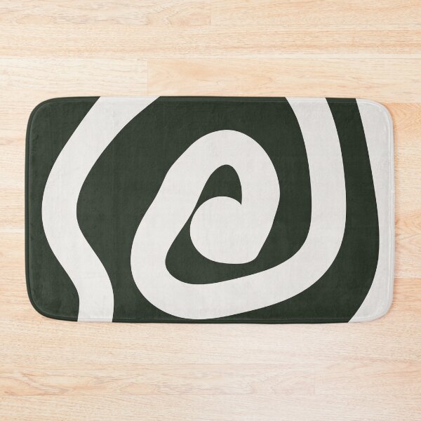 Item preview, Dark Green Retro Hypnotic Spiral designed and sold by jianina-alondra.