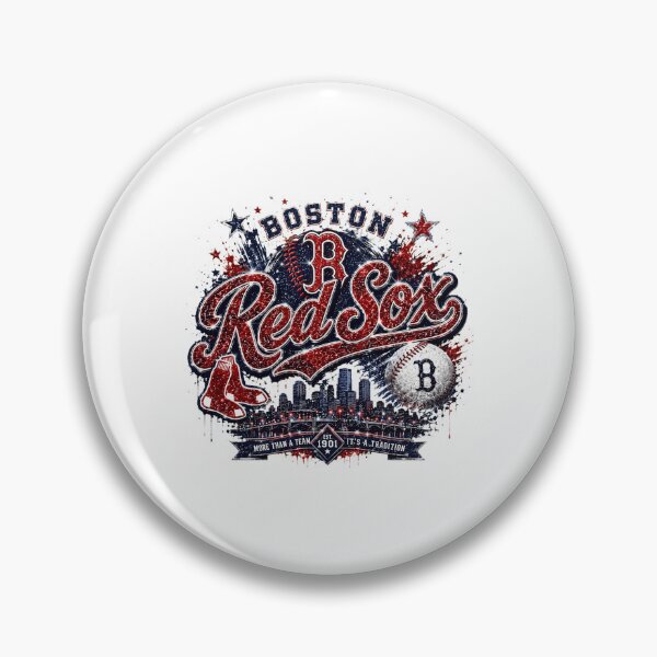 Artikelvorschau, Vintage-Skyline für Bostoner Baseballfans entworfen und verkauft von maiellaferencz.