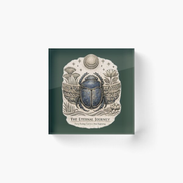 Item preview, The Eternal Journey | Scarab Beetle | Ancient Africa  designed and sold by 'VARI'.