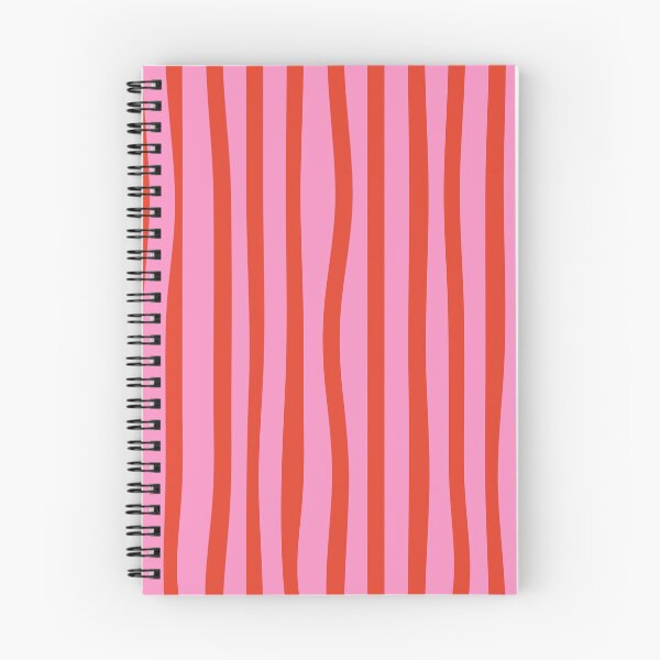 Item preview, Pink Red Groovy Wavy Stripe Pattern designed and sold by jianina-alondra.