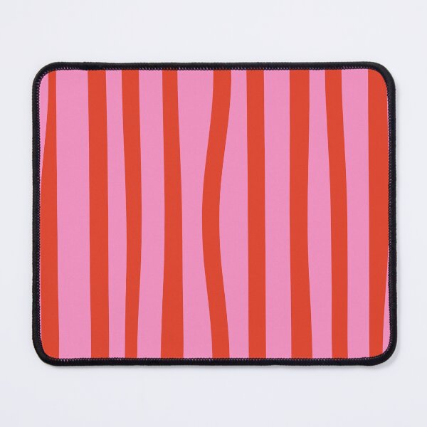 Item preview, Pink Red Groovy Wavy Stripe Pattern designed and sold by jianina-alondra.