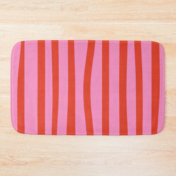 Item preview, Pink Red Groovy Wavy Stripe Pattern designed and sold by jianina-alondra.