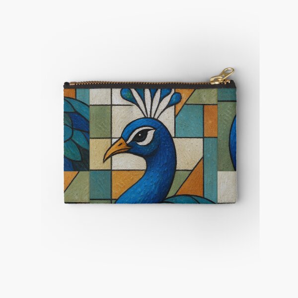 Item preview, Peacock a Colourful Geometric illustration. designed and sold by GalleryKauffeld.