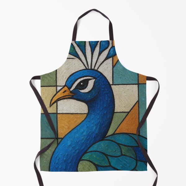 Item preview, Peacock a Colourful Geometric illustration. designed and sold by GalleryKauffeld.