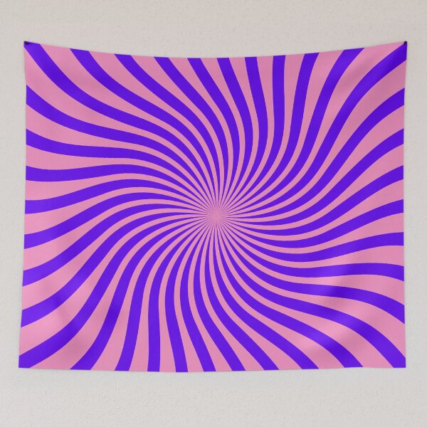 Item preview, Pink Purple Psychedelic Spiral Pattern designed and sold by jianina-alondra.