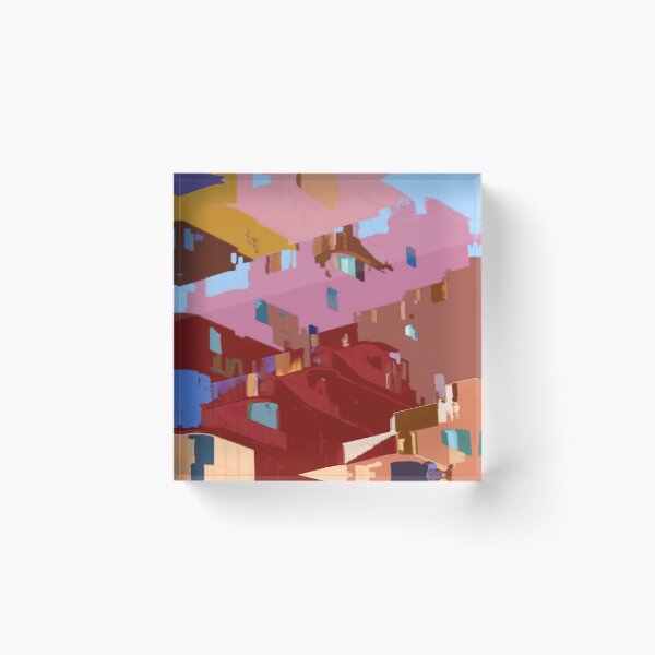 Item preview, Deconstructed Urbanism | Abstract Architectural Mid-Century designed and sold by 83oranges.com.