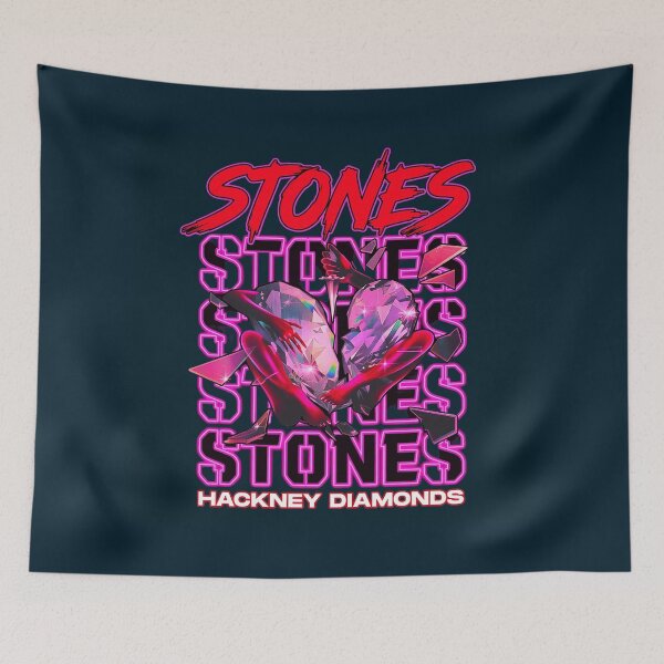 Item preview, Stones Abstract Crystal Heart Design designed and sold by CrackersStore.