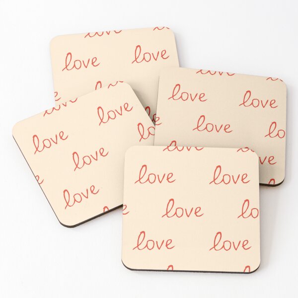Item preview, Retro Love Script Pattern designed and sold by jianina-alondra.