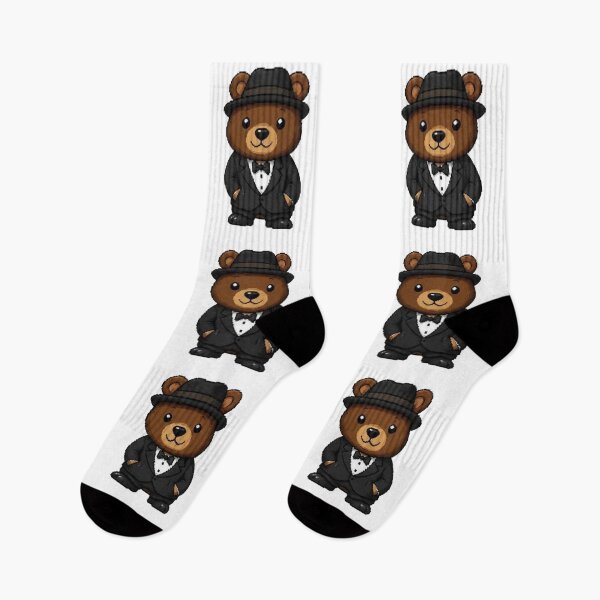 Item preview, Classy Pixel Bear – Funny Retro Animal in Tuxedo designed and sold by Icareis-Studios.