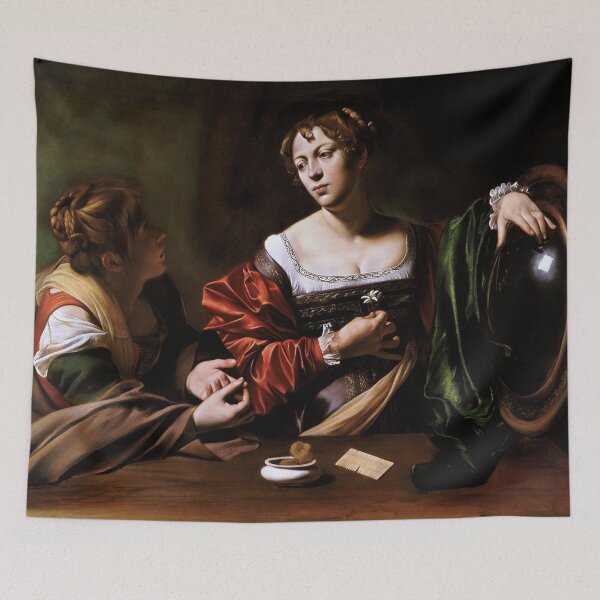 Item preview, Martha and Mary Magdalene by Caravaggio designed and sold by The Breathing Paint.
