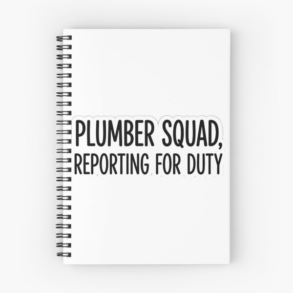 Item preview, Plumber Squad Reporting For Duty Funny Plumbing Pipefitter Tradesman designed and sold by raedattia.