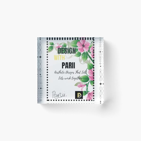 Item preview, Design With Parii Floral Aesthetic Typography designed and sold by SMinimalist613.