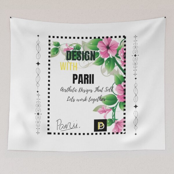 Item preview, Design With Parii Floral Aesthetic Typography designed and sold by SMinimalist613.