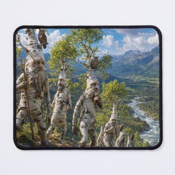 Item preview, Enchanted Tree Beings on Hillside designed and sold by Phil Perkins.