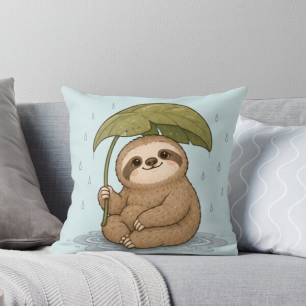 Item preview, Rainy Day Sloth designed and sold by MellowMunchkins.