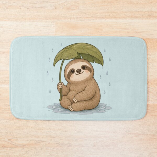 Item preview, Rainy Day Sloth designed and sold by MellowMunchkins.