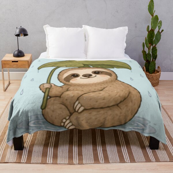 Item preview, Rainy Day Sloth designed and sold by MellowMunchkins.