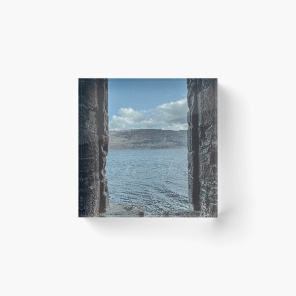 Item preview, Loch Ness From Urquhart Castle Ruins Window designed and sold by AS94 Creative Designs.