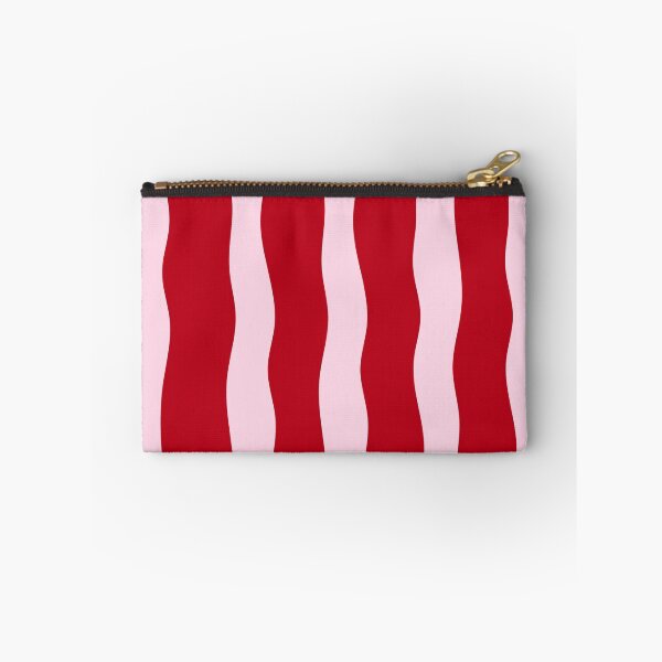 Item preview, Red Pink Wavy Stripe Pattern designed and sold by jianina-alondra.