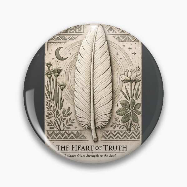 Item preview, The Heart of Truth | Feather of Ma'at | Ancient Africa  designed and sold by 'VARI'.