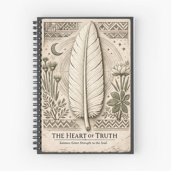 Item preview, The Heart of Truth | Feather of Ma'at | Ancient Africa  designed and sold by 'VARI'.