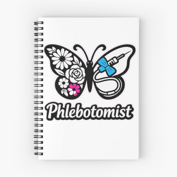 Item preview, Phlebotomist Butterfly Needle Floral Medical designed and sold by Timeless Junction.